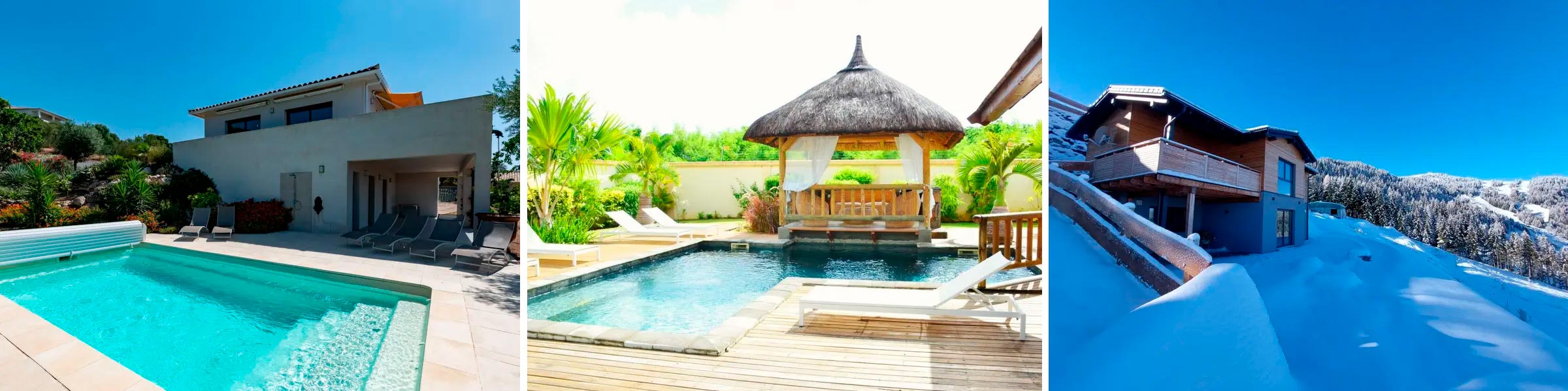 Choose from more than 35,000 international holiday homes
